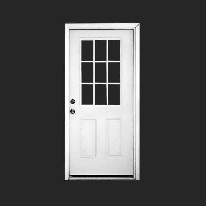 Fiberglass door option